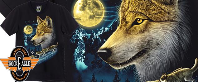 Tričko Rock Eagle Full HD Tisk svítící GW 080